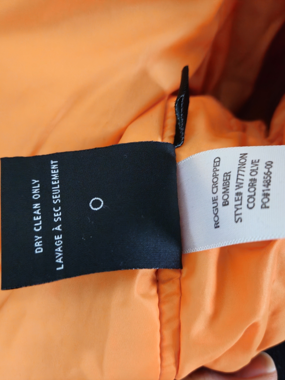 NWOT Hudson Jeans × Revolve Rogue Cropped Bomber - Picture 6 of 6